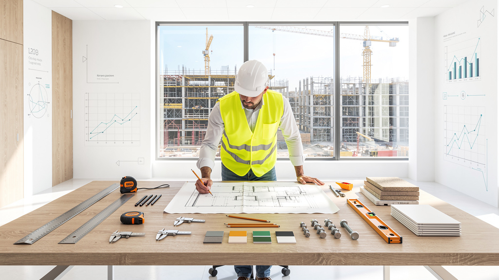 Construction estimation process for accurate long-term project budget planning and effective cost management strategies